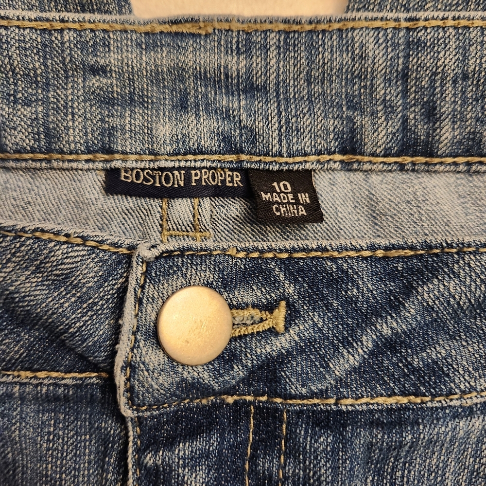 Boston Proper Embroidered Jeans - Picture 5 of 6